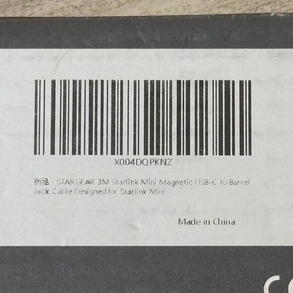 for Starlink Mini USB C Cable 6.5FT, 140W USB‎ C to DC Power Cord 18AWG Type-C - Picture 2 of 2